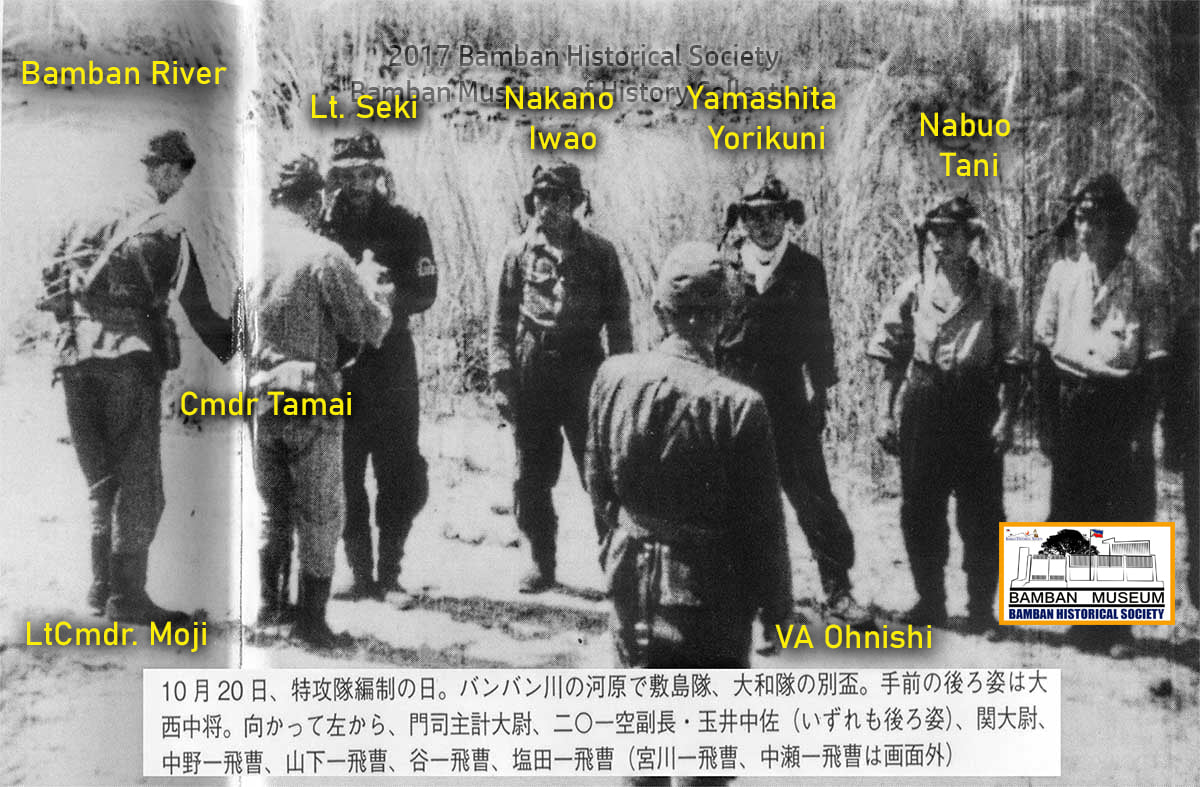THE FIRST JAPANESE SPECIAL ATTACK CEREMONY AT BAMBAN RIVERBANK