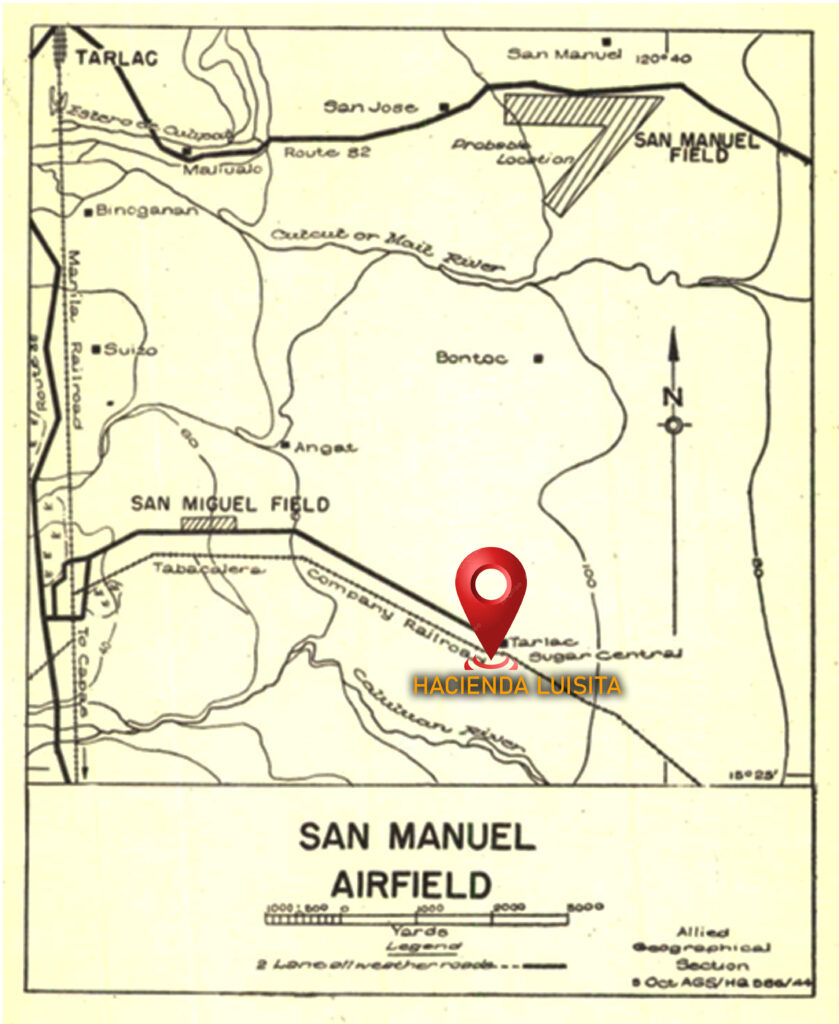 HACIENDA LUISITA MAP DATED OCT 5 1944
