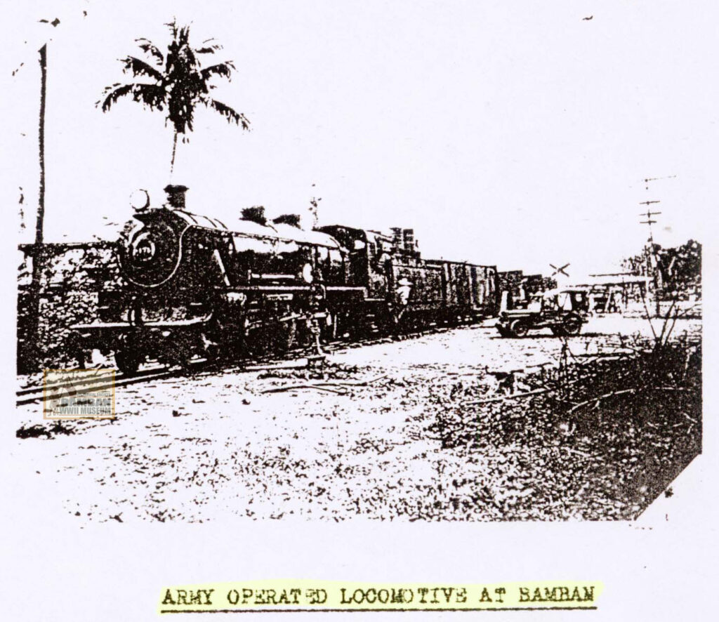 LOCOMOTIVE BAMBAN 1945